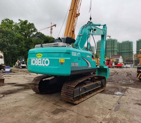 इंजन मॉडल Hino Hino J05E दूसरा हाथ Kobelco Excavator ग्रीन Sk200 Excavator 114kw की शक्ति के साथ