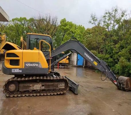 कम कीमत और अच्छी गुणवत्ता वाले मूल डिजाइन के साथ प्रयुक्त VOLVO EC80D खुदाई मशीन