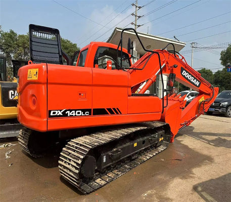 Doosan हाइड्रोलिक डिगर खनन उत्खनन DX140LCR इस्तेमाल किया पहिया उत्खनन