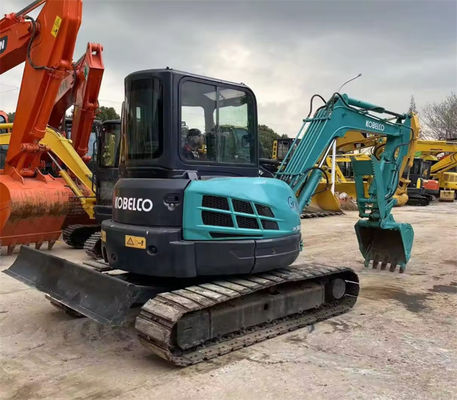 2020 वर्ष 5260 किलोग्राम इंजन मॉडल Yanmar 4TNV88 के साथ सेकंड हैंड कोबेलको एक्सकेवेटर SK55SR