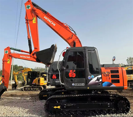 प्रयुक्त हिताची ZX120 खुदाई मशीन दूसरा हाथ हिताची ZX120 क्रॉलर डिगर खुदाई मशीन