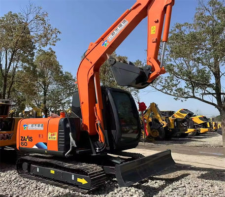 5850 किलोग्राम सेकंड हैंड अच्छी हालत में हिताची ZX60 0.22m3 के साथ बाल्टी क्षमता गर्म बेच