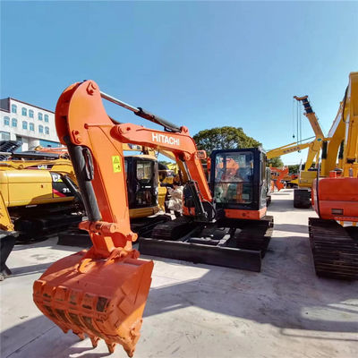 मिनी प्रयुक्त खुदाई ZX55 कम कार्य घंटों HITACHI ZX55USR क्रॉलर खुदाई