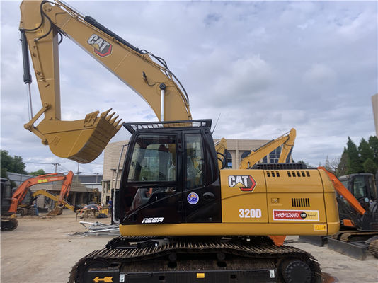 दूसरा हाथ CAT 320D निर्माण मशीनरी इस्तेमाल किया CAT320D क्रॉलर खुदाई मशीन