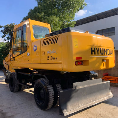 बिक्री के लिए उच्च गुणवत्ता वाले दक्षिण कोरियाई Hyundai 210W-7 पहिया खुदाई मशीन