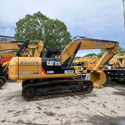 इस्तेमाल किया CAT 320GC कैटरपिलर खुदाई मशीन 20 टन मध्यम आकार की खुदाई मशीन कार्यस्थल तैयार है