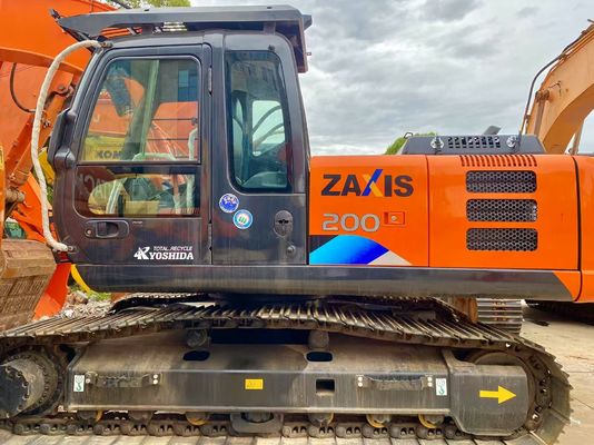इम्पोर्ट डिगर मशीन इस्तेमाल की गई हिताची 200 ZX200 अच्छी तरह से रखरखाव की गई खुदाई करने वाली मशीन