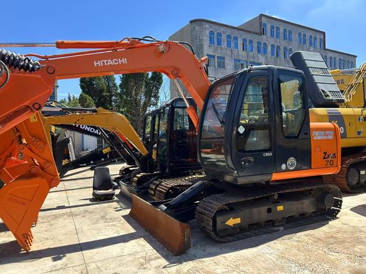 उच्च गुणवत्ता 0मूल जापान मिनी प्रयुक्त 7 टन Hitachi ZX70 Hitachi Zaxis 70 क्रॉलर खुदाई मशीन