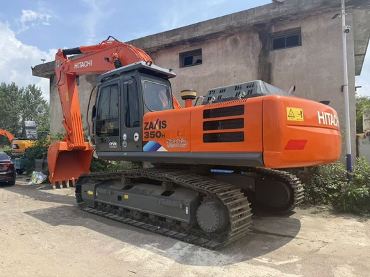 इस्तेमाल किया जापान हिताची 350-5A खुदाई मशीन बड़ा आकार तेजी से शिपिंग पृथ्वी चल निर्माण मशीन इस्तेमाल किया हिताची 350-3
