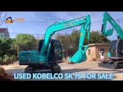 इंजन मॉडल Hino Hino J05E दूसरा हाथ Kobelco Excavator ग्रीन Sk200 Excavator 114kw की शक्ति के साथ
