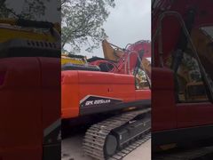 टिकाऊ DOOSAN DX225LCA उत्खनन, मध्यम आकार की हाइड्रोलिक खुदाई मशीन